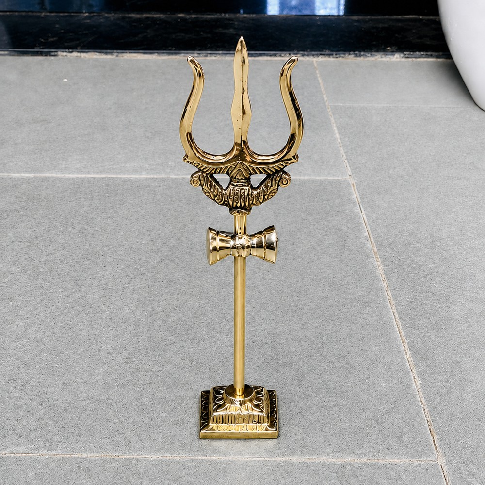6 Inch Narmadeshwar Shivling Trishul — Original accessory photo