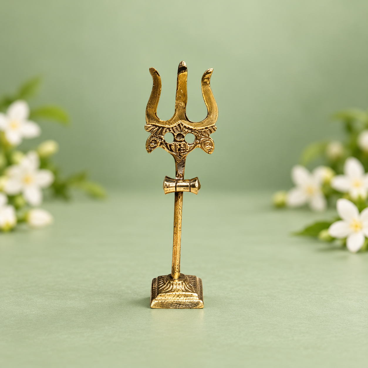 2 Inch Narmadeshwar Shivling Trishul, 2 Inch · Shivling accessory