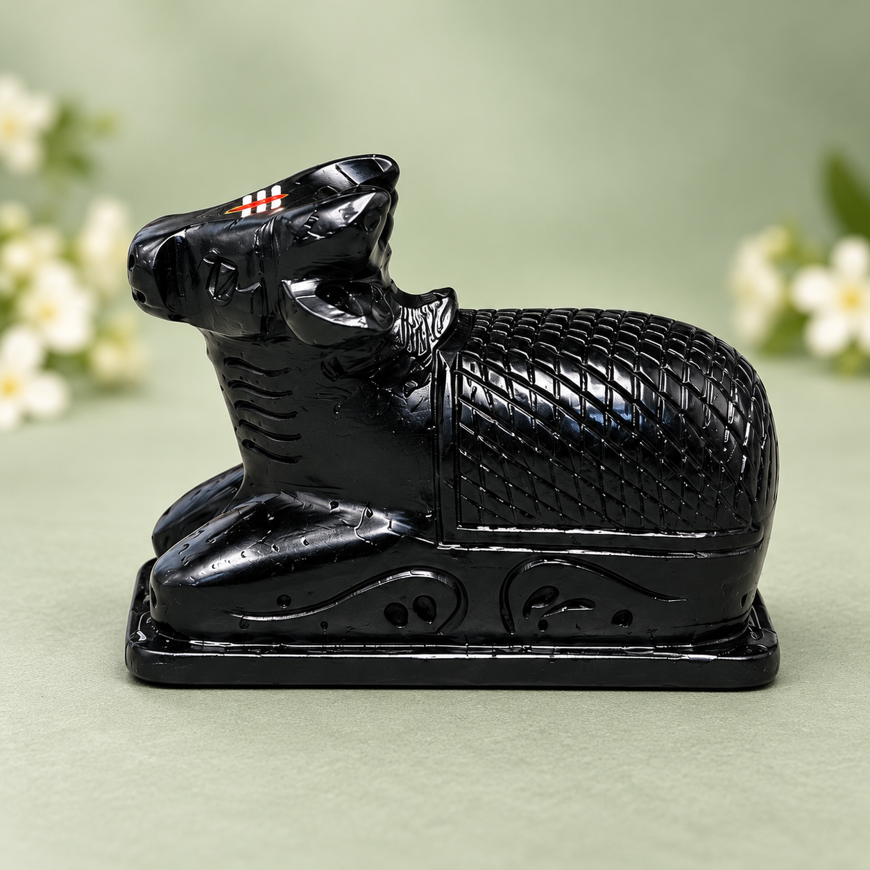 5 Inch Black Nandi for Shivling, 5 Inch · Shivling accessory