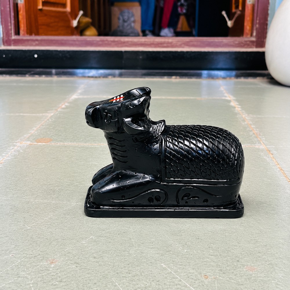 5 Inch Black Nandi for Shivling — Original accessory photo