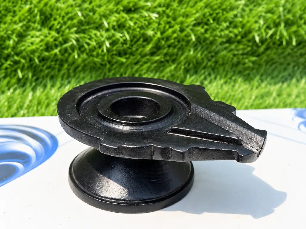3 Inch Natural Tilakdhari Narmadeshwar Shivling with 6 Inch Black Damru Jaladhari — Product photo 3